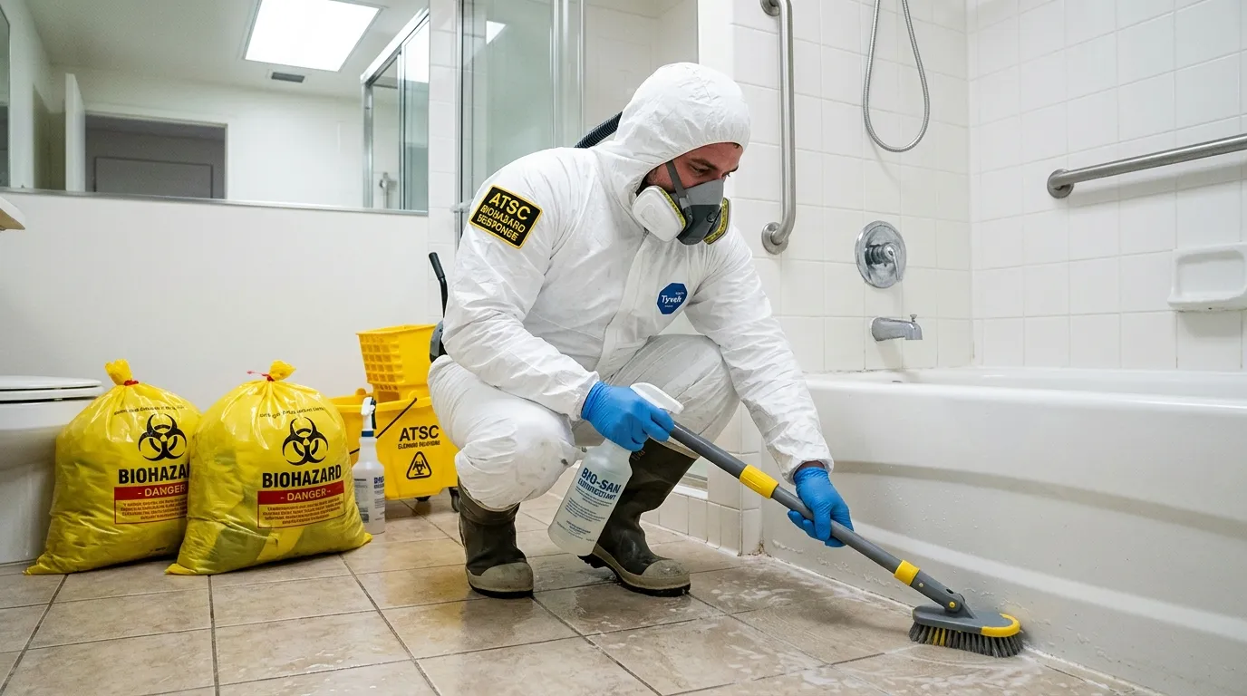 Decontamination equipment deployed for Blood Cleanup in Attalla